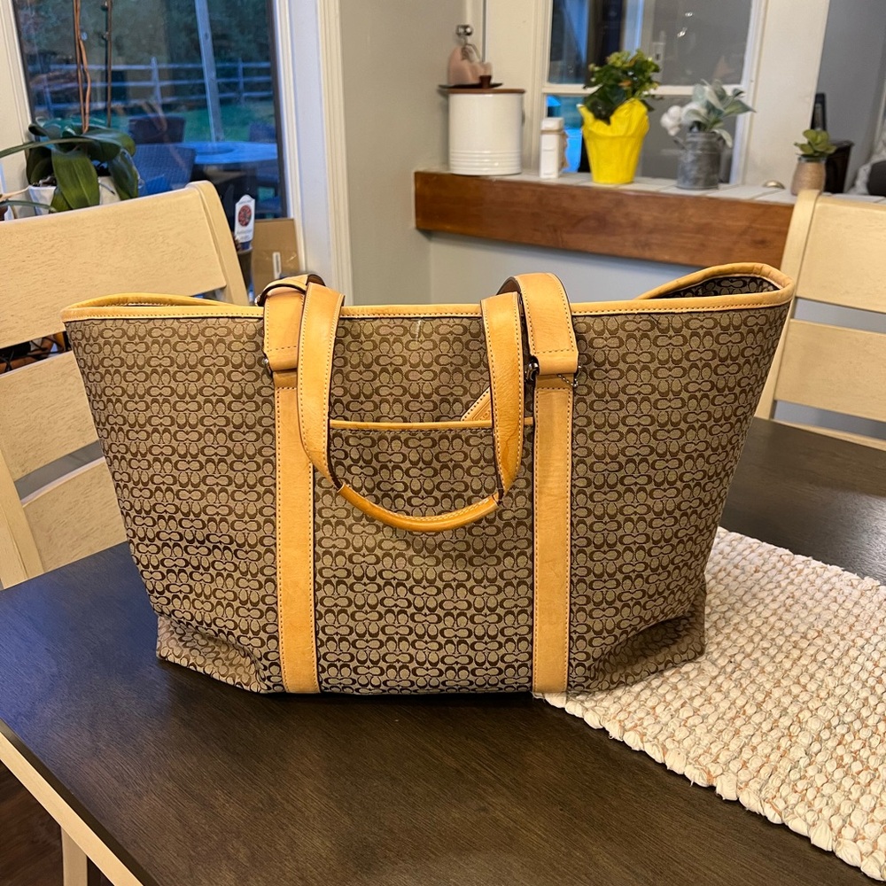 Coach overnight bag